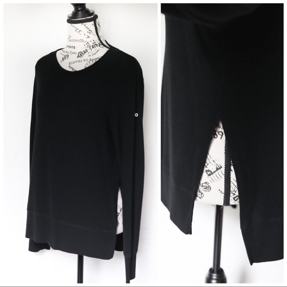 ALO Yoga Glimpse long sleeve top black small